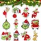 12Pcs Christmas Diamond Art Keychains DIY Diamond Keychain Gifts for Women
